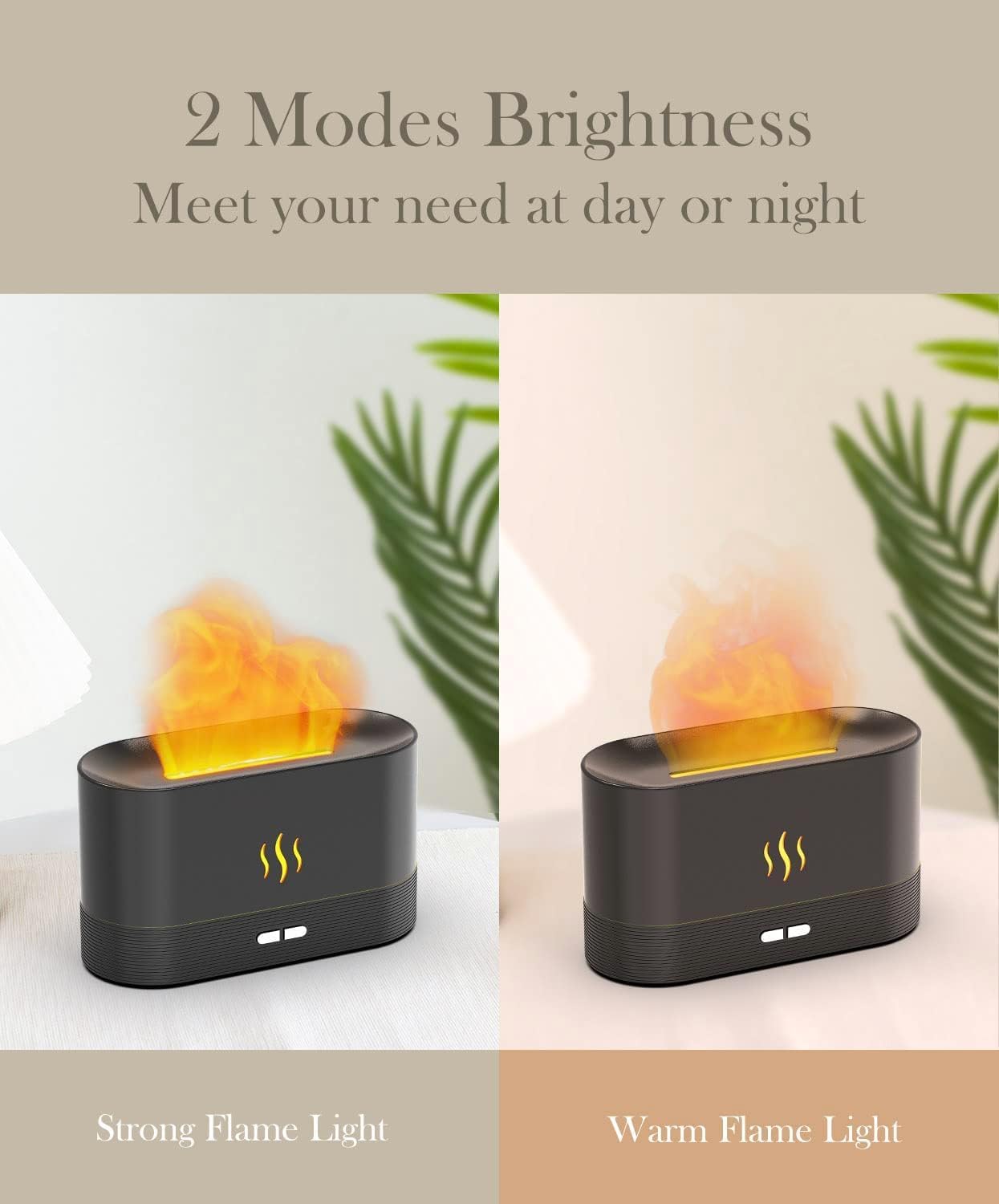 Flame LED Essential Oil Diffuser