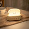 Night Light LED Desk Lamp Bread Maker Light Cute Cartoon Desk Lamp USB Recharge Timing Function Bedside Lamp Bedroom Decoration